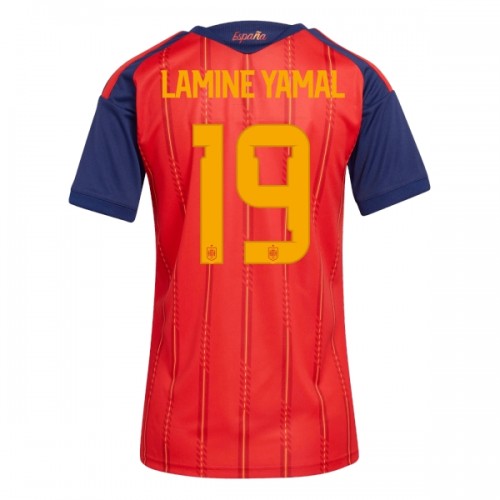 Camisola do Espanha Lamine Yamal 19 Equipamento Principal Mundial 2026 - Mulher Camisola do Espanha Lamine Yamal 19 Equipamento Principal Mundial 2026 - Mulher